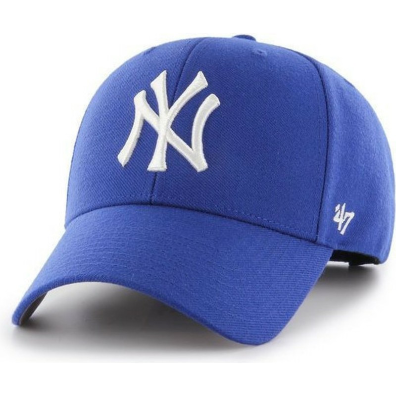 47-brand-curved-brim-new-york-yankees-mlb-mvp-blue-snapback-cap