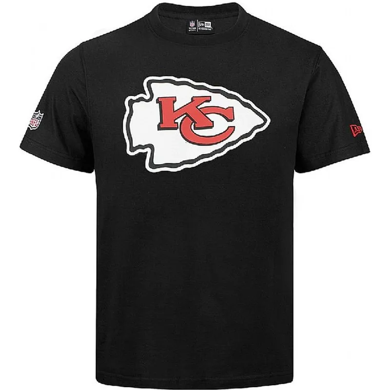 New Era Kansas City Chiefs NFL Black T Shirt Caphunters.cy