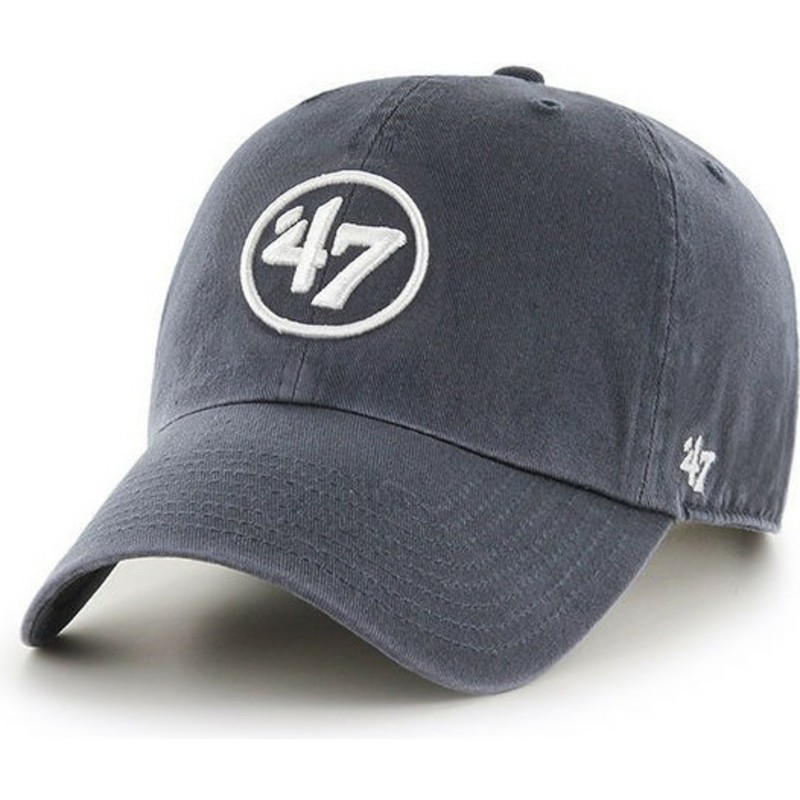 47-brand-curved-brim-47-logo-clean-up-navy-blue-cap