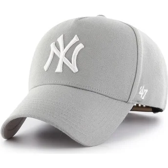 Καπέλα καμπύλη γκρι snapback από New York Yankees MLB από 47 Brand