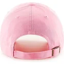 47-brand-curved-brim-pink-logo-new-york-yankees-mlb-clean-up-pink-cap