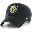 47-brand-curved-brim-vegas-golden-knights-nhl-clean-up-black-cap