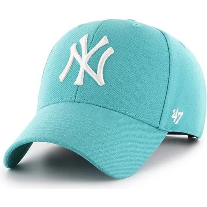 curva-snapback-turquesa-new-york-yankees-mlb-47-brand