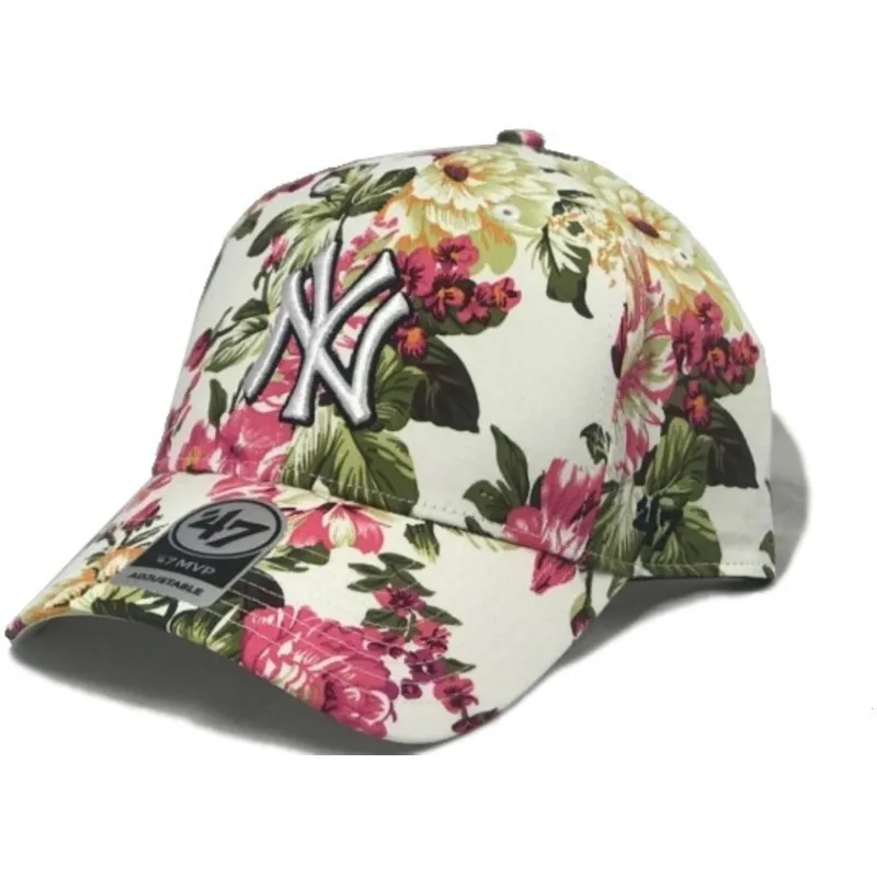 curva-estampado-floral-new-york-yankees-mlb-47-brand