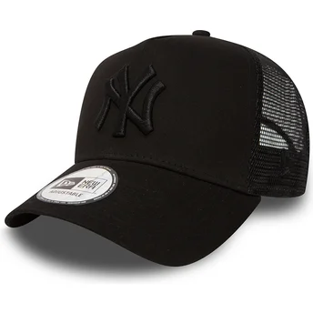 Καπέλα καμπύλη μαύρο snapback Clean A Frame από New York Yankees MLB από New Era