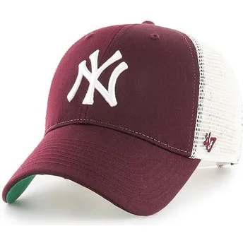 curva-snapback-granate-new-york-yankees-mlb-47-brand