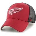 curva-snapback-rejilla-detroit-red-wings-nhl-47-brand