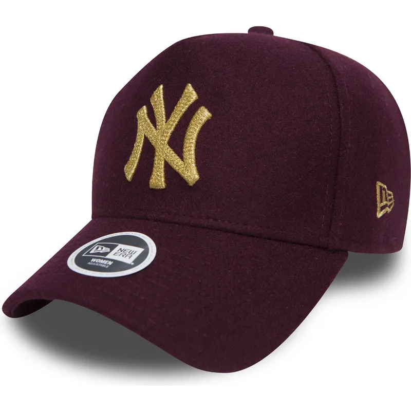 curva-granate-9forty-melton-a-frame-new-york-yankees-mlb-new-era curva-granate-9forty-melton-a-frame-new-york-yankees-mlb-new-era