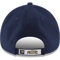 new-era-curved-brim-9forty-the-league-indiana-pacers-nba-navy-blue-adjustable-cap