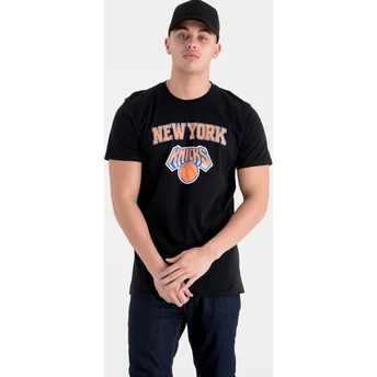 New Era New York Knicks NBA Black T-Shirt