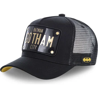 Καπέλα καμπύλη μαύρο snapback placa Gotham City BATP1 Batman DC Comics από Capslab