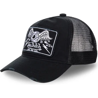 Καπέλα καμπύλη μαύρο snapback TRUCK07 από Von Dutch
