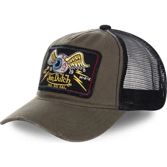 Καπέλα καμπύλη καφέ snapback TRUCK06 από Von Dutch