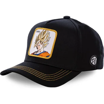 Καπέλα καμπύλη μαύρο snapback Super Saiyan GO2 Son Goku Dragon Ball από Capslab