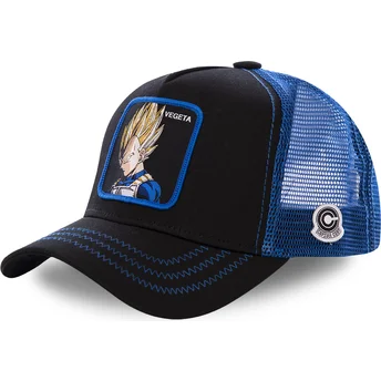 Καπέλα καμπύλη μαύρο snapback Super Saiyan VE3 Βετζίτα Dragon Ball από Capslab
