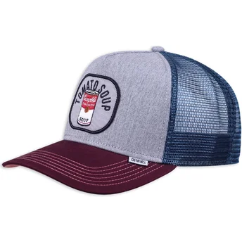 Καπέλα καμπύλη γκρι snapback Food Tomato Soup από Djinns
