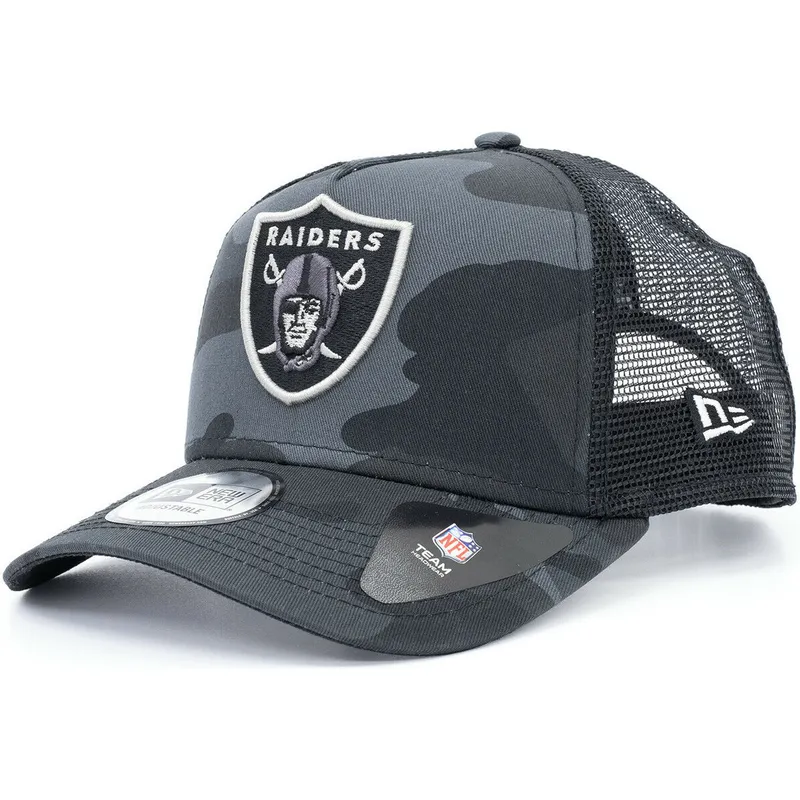 curva-snapback-negro-essential-camo-a-frame-las-vegas-raiders-nfl-new-era