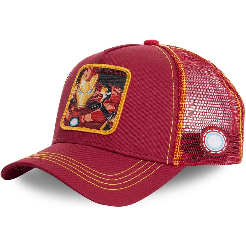 curva-snapback-iron-man-marvel-comics-capslab