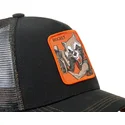 capslab-rocket-raccoon-roc4-marvel-comics-black-trucker-hat