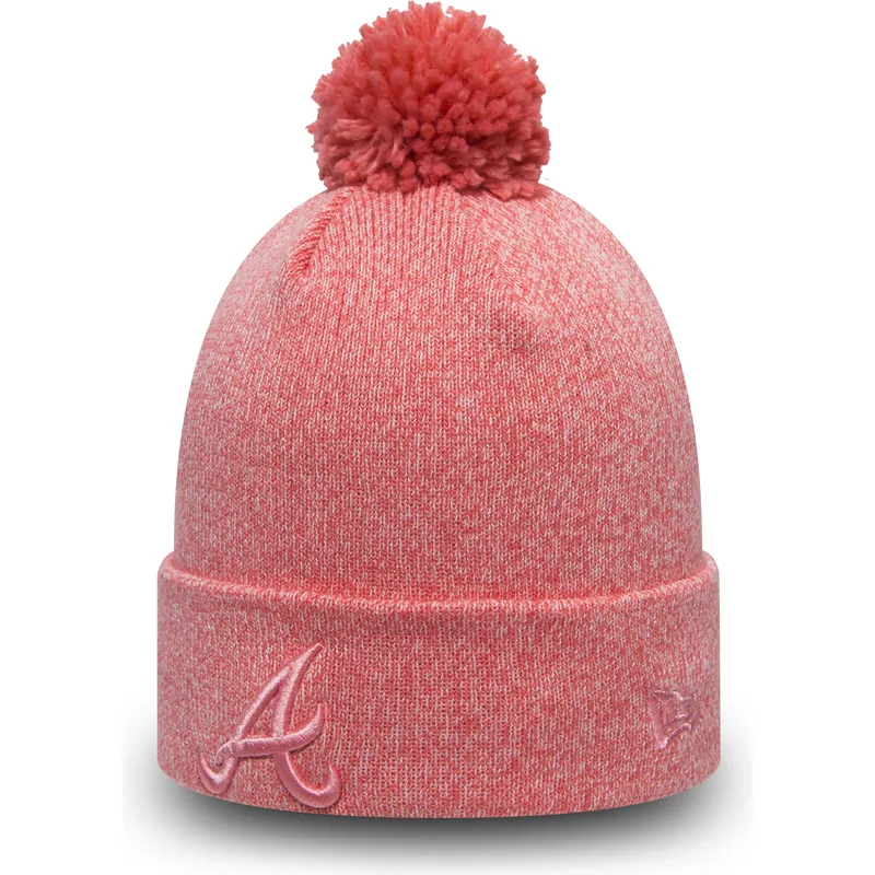 cuff-knit-essential-bobble-atlanta-braves-mlb-new-era cuff-knit-essential-bobble-atlanta-braves-mlb-new-era