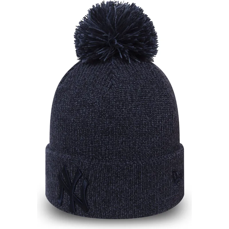 cuff-knit-marl-bobble-new-york-yankees-mlb-new-era cuff-knit-marl-bobble-new-york-yankees-mlb-new-era
