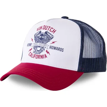 Καπέλα καμπύλη λευκό snapback MOTBLU από Von Dutch
