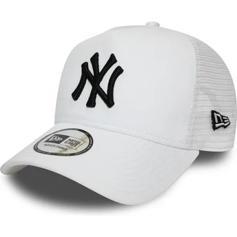 Καπέλα καμπύλη λευκό snapback Essential A Frame από New York Yankees MLB από New Era