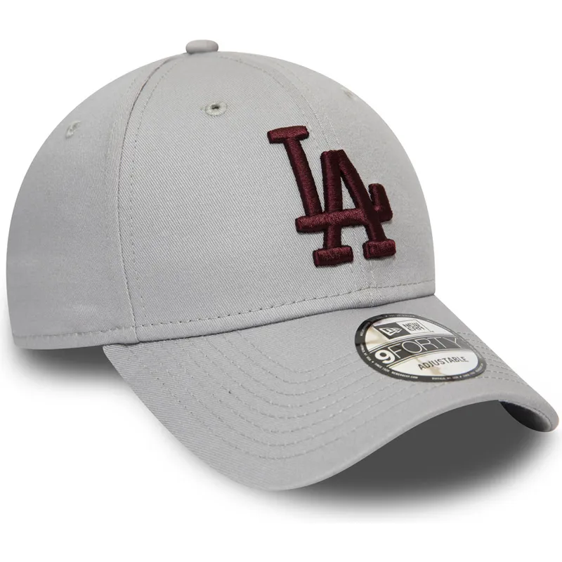 curva-granate-9forty-essential-los-angeles-dodgers-mlb-new-era