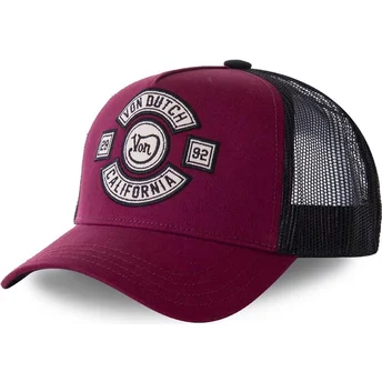 Καπέλα καμπύλη κόκκινο snapback BIKBOR από Von Dutch