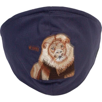 mascarilla-reutilizable-azul-marino-leon-mane-cat-the-farm-goorin-bros