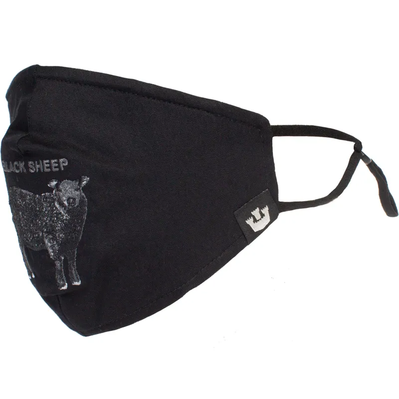 mascarilla-reutilizable-negra-oveja-sheep-rock-the-farm-goorin-bros