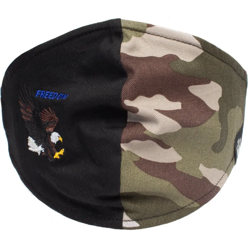 mascarilla-reutilizable-negra-y-camuflaje-aguila-high-flyer-the-farm-goorin-bros mascarilla-reutilizable-negra-y-camuflaje-aguila-high-flyer-the-farm-goorin-bros