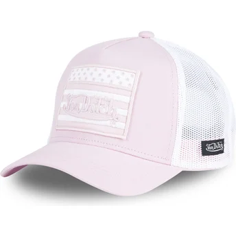 Καπέλα καμπύλη ροζ snapback FLAG PP από Von Dutch
