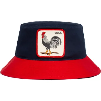 bucket-azul-marino-y-rojo-gallo-cock-americana-the-farm-the-farm-goorin-bros