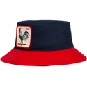 bucket-azul-marino-y-rojo-gallo-cock-americana-the-farm-the-farm-goorin-bros