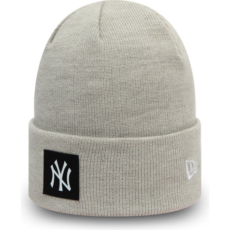new-era-team-cuff-new-york-yankees-mlb-grey-beanie