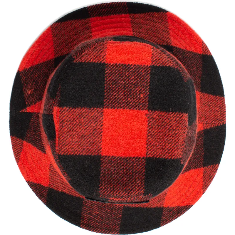 curva-snapback-bucket-rojo-y-negro-bufalo-buffalo-i-m-a-little-hoarse-the-farm-the-farm-goorin-bros