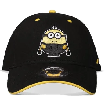 Difuzed Curved Brim Minion Despicable Me Black Snapback Cap