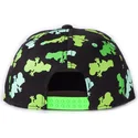 difuzed-flat-brim-yoshi-badge-super-mario-bros-black-and-green-snapback-cap