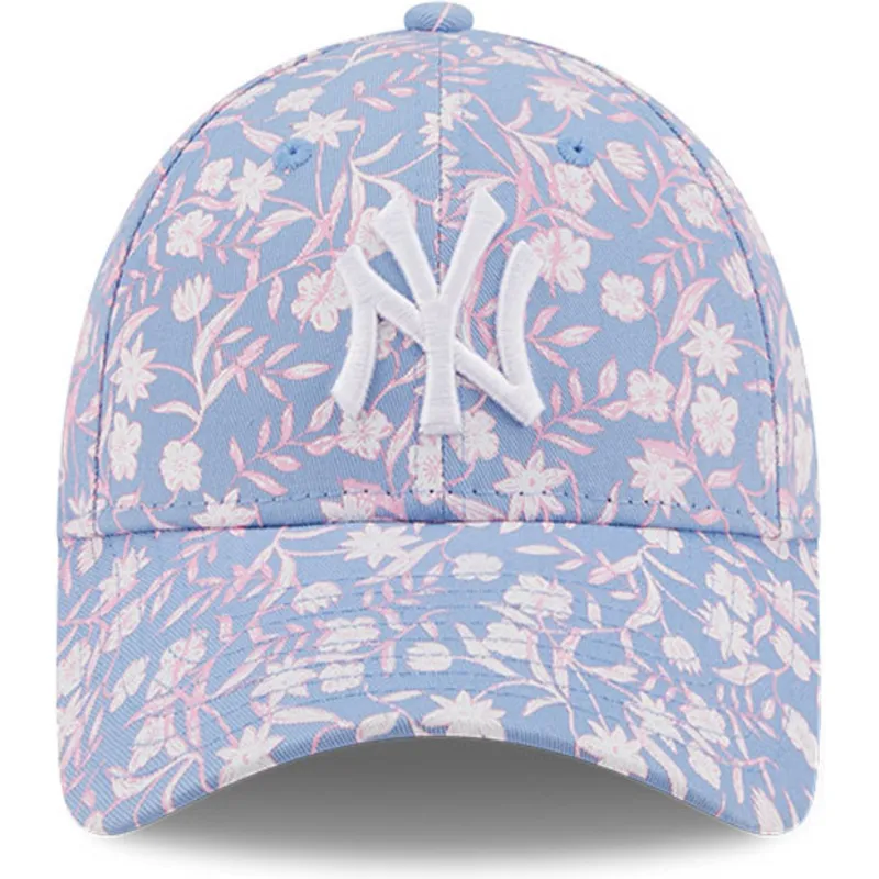 curva-rosa-9forty-floral-new-york-yankees-mlb-new-era