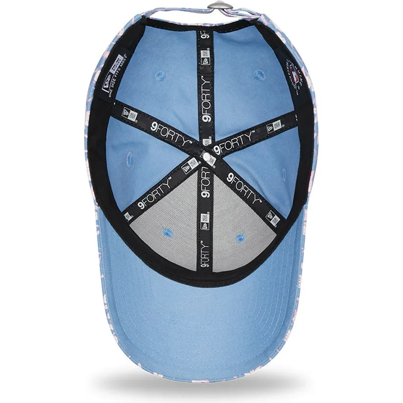 curva-rosa-9forty-floral-new-york-yankees-mlb-new-era