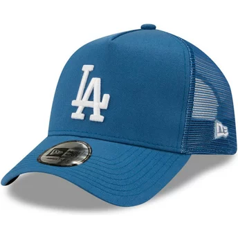 New Era A Frame Tonal Mesh Los Angeles Dodgers MLB Blue Trucker Hat