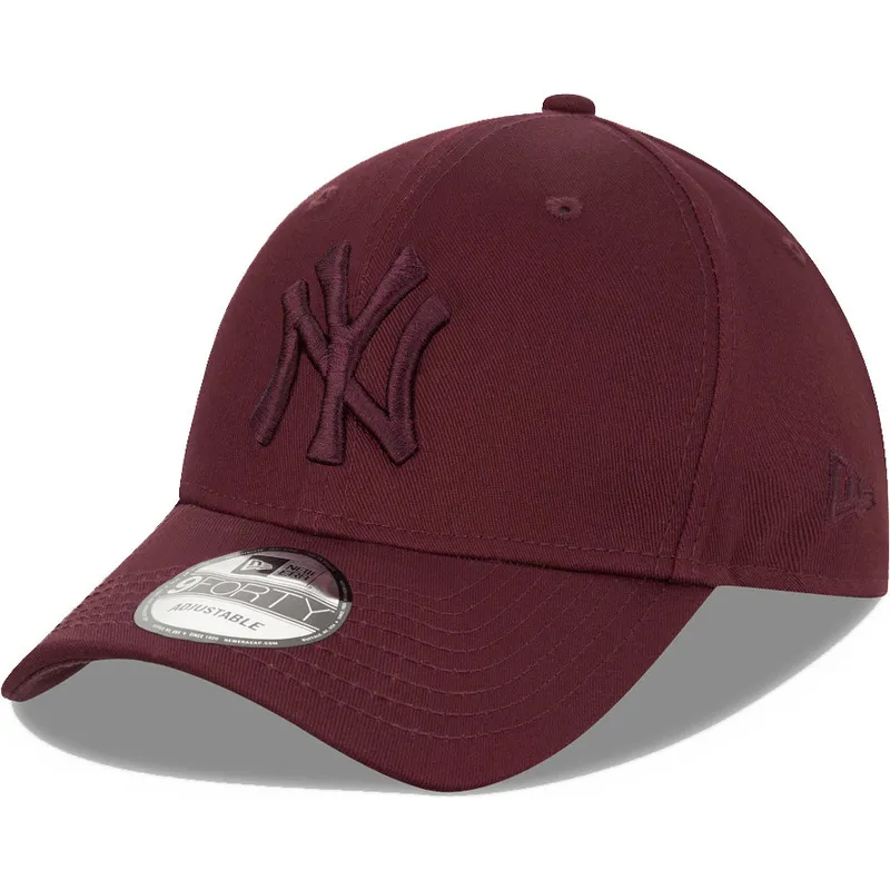 curva-snapback-granate-granate-9forty-league-essential-new-york-yankees-mlb-new-era curva-snapback-granate-granate-9forty-league-essential-new-york-yankees-mlb-new-era
