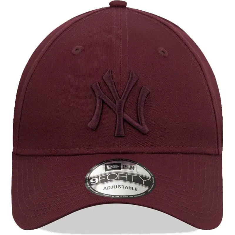 curva-snapback-granate-granate-9forty-league-essential-new-york-yankees-mlb-new-era curva-snapback-granate-granate-9forty-league-essential-new-york-yankees-mlb-new-era