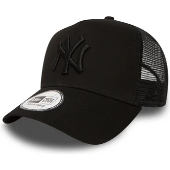 Καπέλα καμπύλη μαύρο snapback για παιδιά A Frame Clean από New York Yankees MLB από New Era