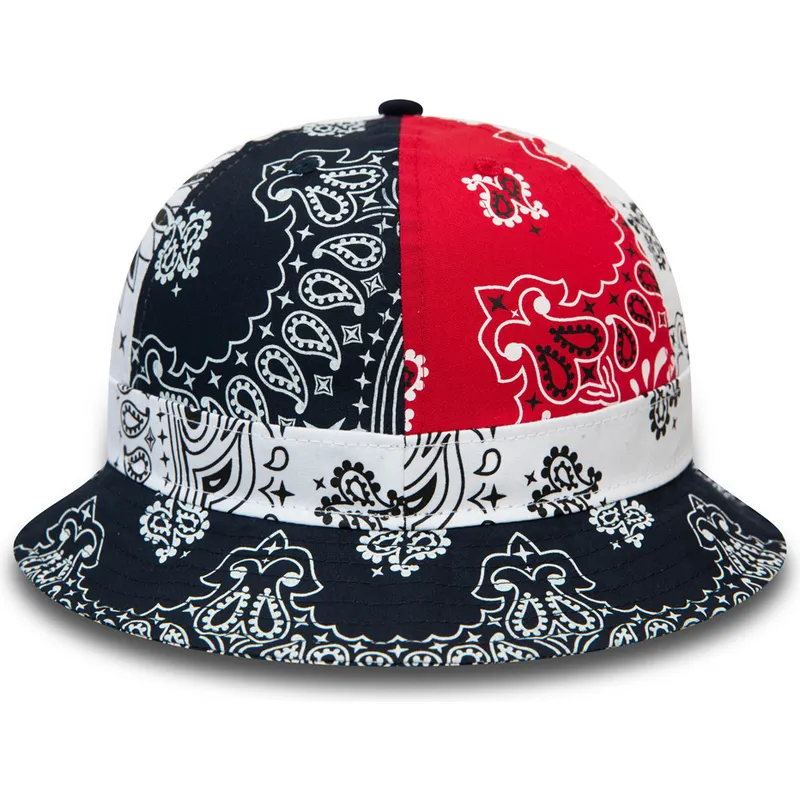 bucket-azul-marino-rojo-y-blanco-paisley-explorer-new-era