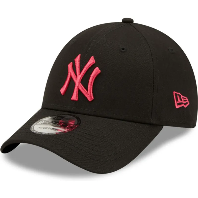 curva-snapback-rosa-9forty-black-base-new-york-yankees-mlb-new-era