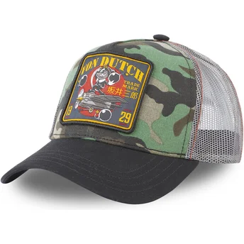 Καπέλα καμπύλη καμουφλάζ snapback SWA από Von Dutch