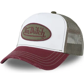 Καπέλα καμπύλη λευκό snapback SUM SUM από Von Dutch