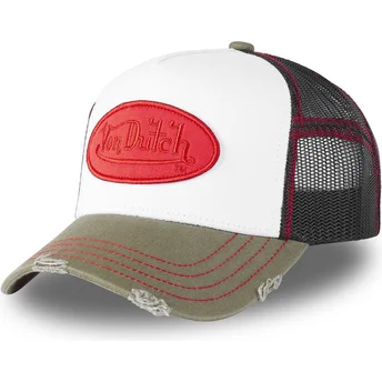 Καπέλα καμπύλη λευκό snapback SUM MAN από Von Dutch